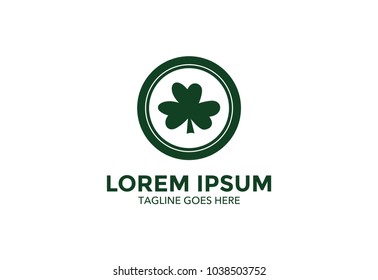 saint patrick's day logo. icon. vector illustration. sticker. minimalist