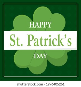Saint patricks day Lucky clover Vector illustration