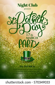 Saint Patrick's Day party flyer invitation