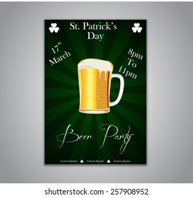 Saint Patricks Day Party Poster