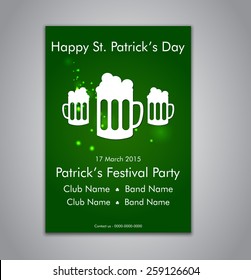 Saint Patrick's Day Party Poster