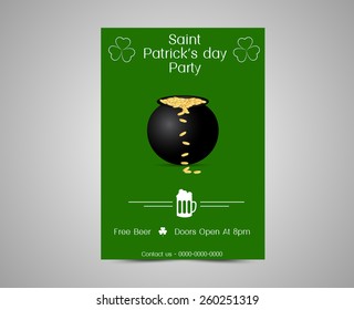 Saint Patricks Day Party Poster
