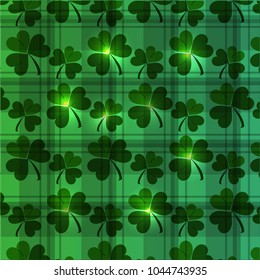 Saint Patrick's Day pattern Background.