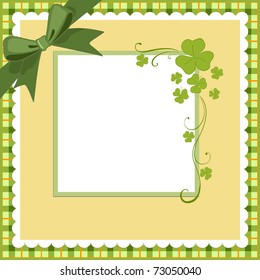 Saint Patrick's Day Postcard Template (EPS10)