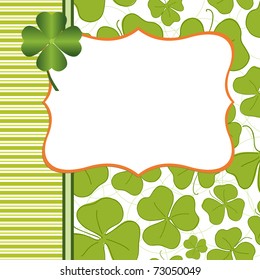 Saint Patrick's Day Postcard Template (EPS10)
