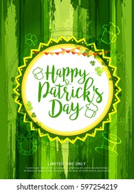 Saint Patricks Day Poster Or Banner Background.