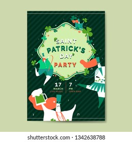 Saint Patrick's Day poster vector