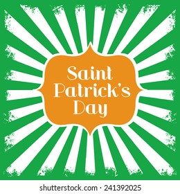 Saint Patrick's Day poster, vector illustration