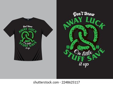 Saint Patricks Day Printable T shirt Design Template
