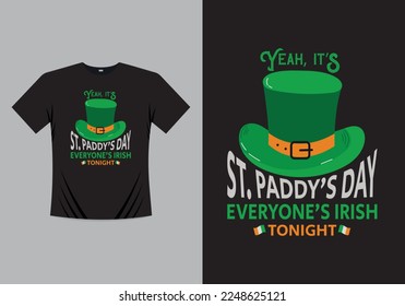 Saint Patricks Day Printable T shirt Design Template