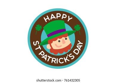 saint patrick's day related vector illustration
