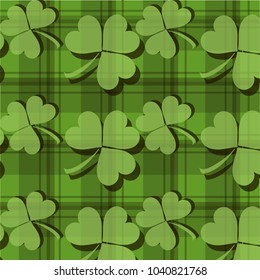 Saint Patrick's day seamless background