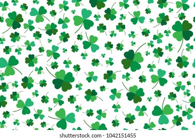 Saint Patrick's day seamless background