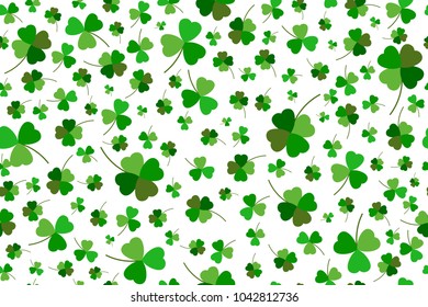 Saint Patrick's day seamless background