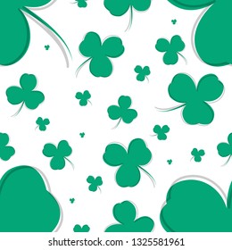 Saint Patrick's day seamless background