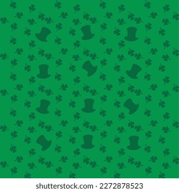 Saint Patrick's day seamless background