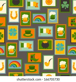Saint Patrick's Day seamless pattern.