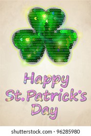 Saint Patrick's Day Sequin Design