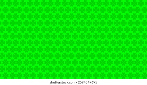 Saint Patricks Day shamrock seamless pattern. St. Patricks Day backdrop.