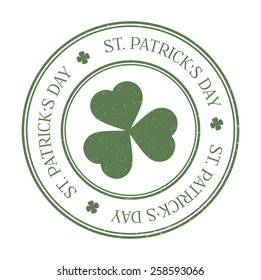 Saint patrick's day stamp