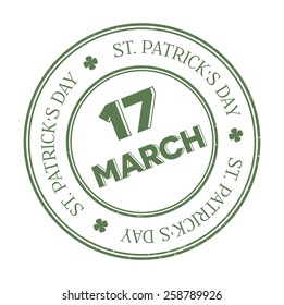 Saint patrick's day stamp