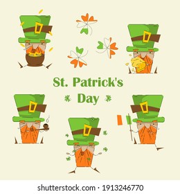 saint patrick's day sticker pack
