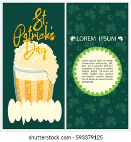 Saint Patrick's Day. Template.