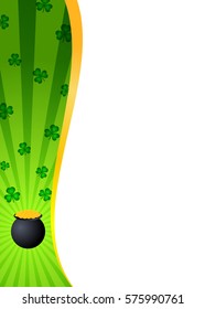 Saint Patrick's day themed background