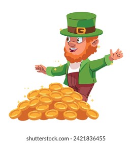 saint patricks day traditional illustration design