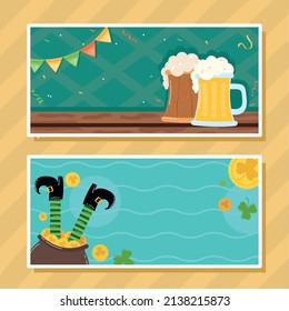 saint patricks day two cards