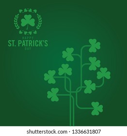 Saint Patrick's Day typographic design