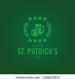 Saint Patrick's Day typographic design