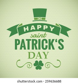 Saint Patrick's day - typographic design