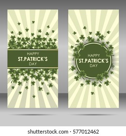 Saint Patrick's Day Typographical banner