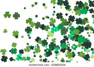 Saint Patrick's day vector background. Hand drawn design elements.For invitation, card. Vector illustration.