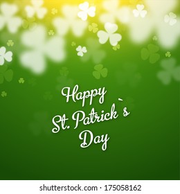 St Patricks Day Background Stock Vector (Royalty Free) 175028222 ...