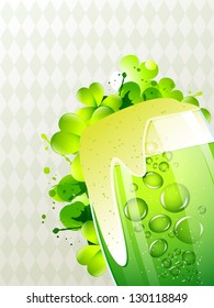 saint patrick's day vector beer illustration