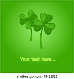 Saint Patrick's Day vector card