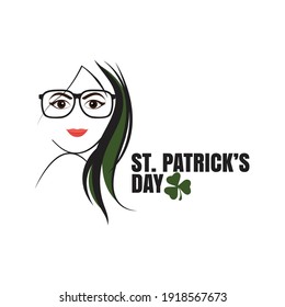 Saint Patrick's Day, Vector illustration brochure, holiday invitation, corporate celebration. shamrock, pot with gold coins, horseshoe, green ale on black background. Vector illustration.
