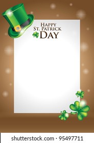 Saint Patrick's Day vector illustration. Beer festival. Big spring party.