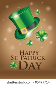 Saint Patrick's Day vector illustration. Beer festival. Big spring party.