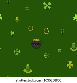 Saint Patrick's Day Vector Seamless