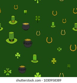 Saint Patrick's Day Vector Seamless