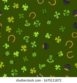 Saint Patrick's Day Vector Seamless