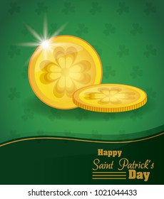 Saint patricks days card