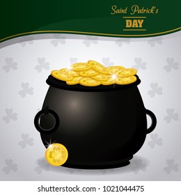 Saint patricks days card