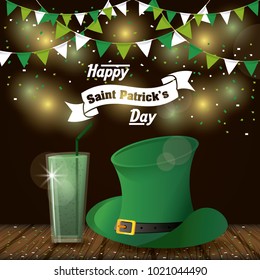 Saint patricks days card