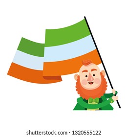 Saint patricks elf cartoon