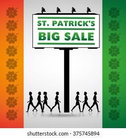 saint patricks sale design 