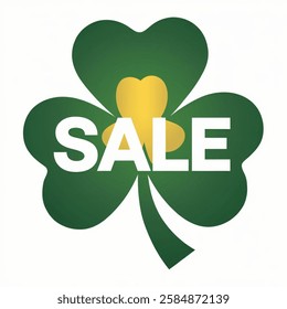 Saint patricks sale design, illustration eps10 graphic  vector illustration  on white background 
